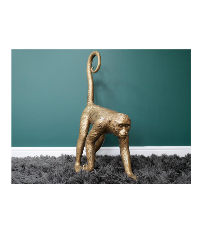 Gold Monkey Ornament