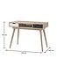 Timber Art Design Alford White | Grey 2 Drawer Desk