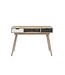 Timber Art Design Alford White | Grey 2 Drawer Desk