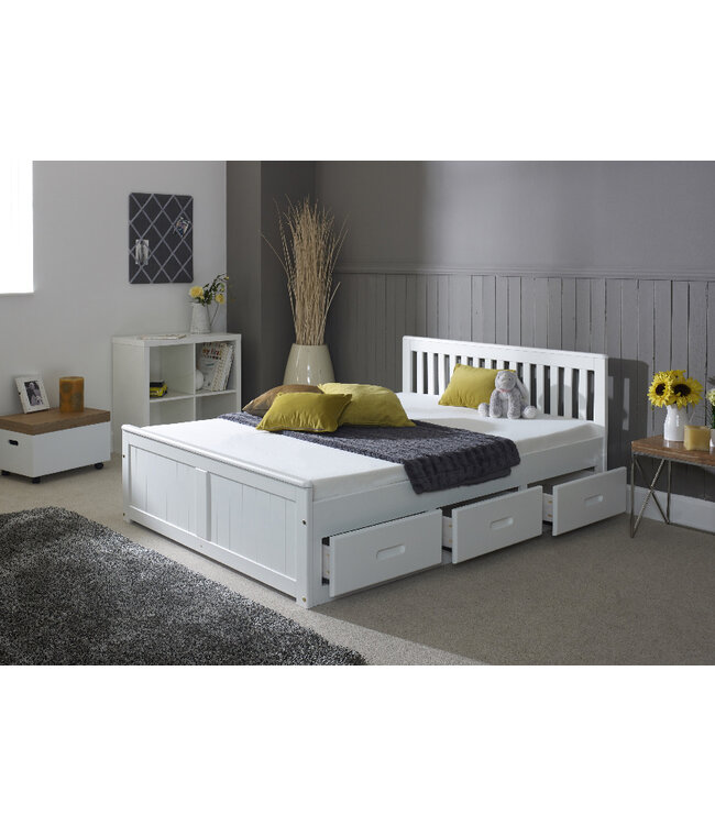 Mission Bed With Drawers
