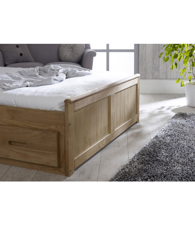 Mission Bed With Drawers