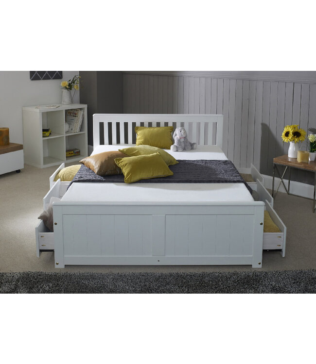 Mission Bed With Drawers