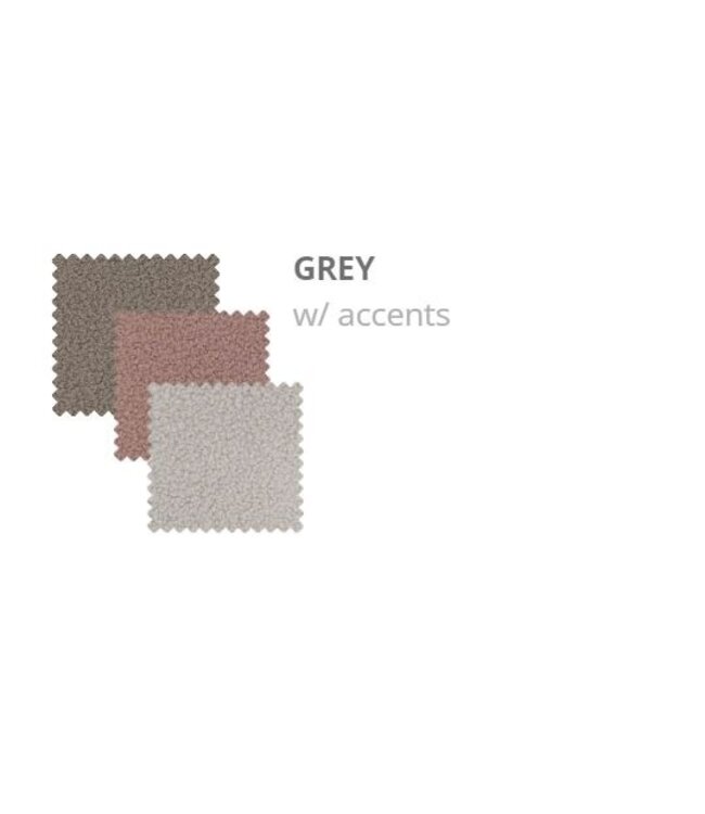 Lebus Upholstery Porto Prussian Grey 3+2 Seater Sofa