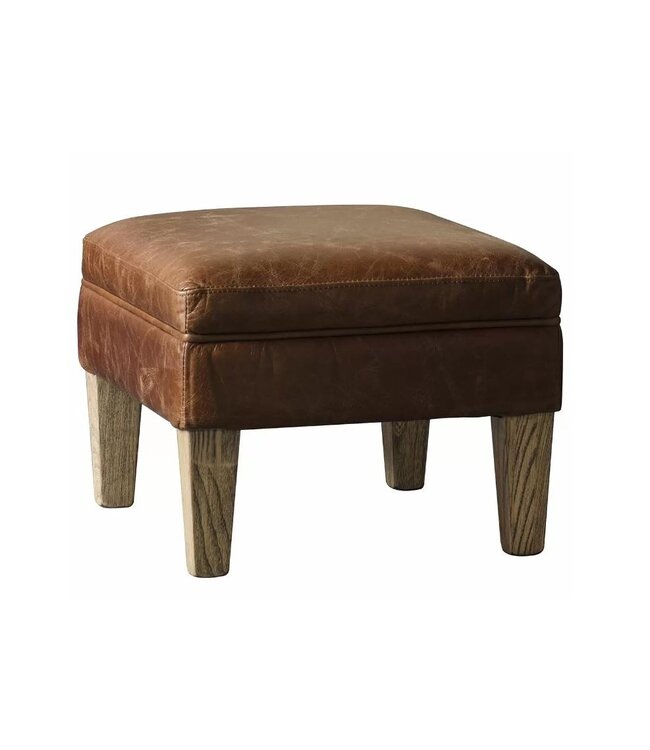 Mr. Paddington Stool Brown Leather