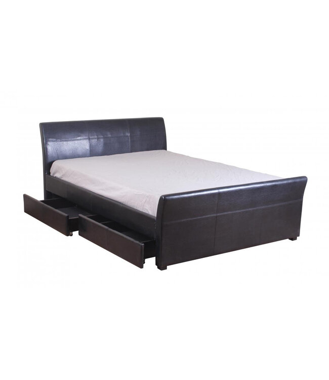 Heartlands Furniture Viva 4 Drawer Leather Bed