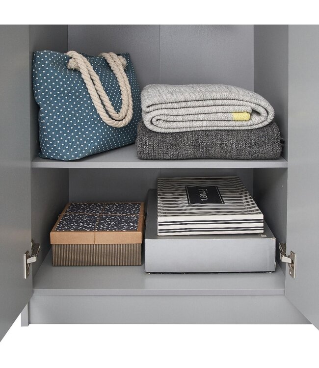 Essentials 3 Door Wardrobe With Drawers