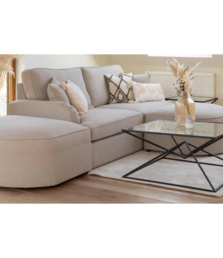 Erin Beige 3 Seater Sofa Bed