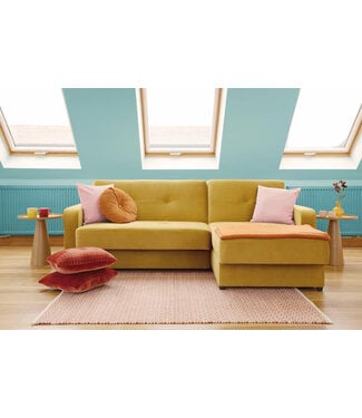 Kair Yellow Sofa Bed Universal Corner