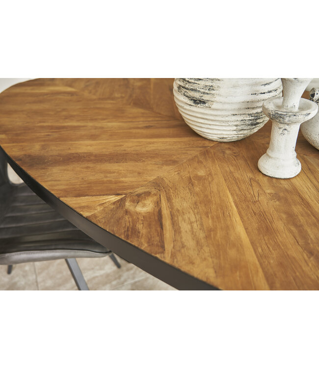 Large Oval Dining Table