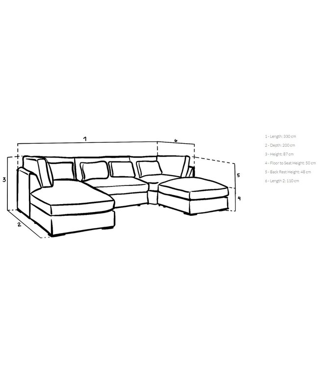 Belgravia U Shape Corner Sofa