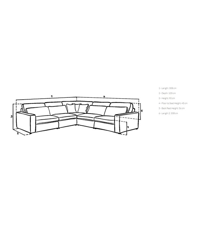 Kiana Modular Large Corner Sofa
