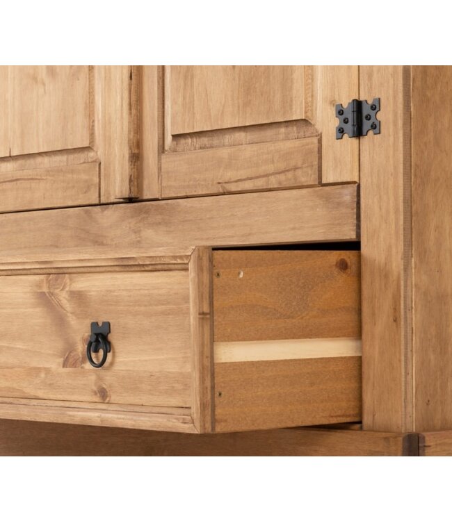 Seconique Corona 2 Door 1 Drawer Wardrobe