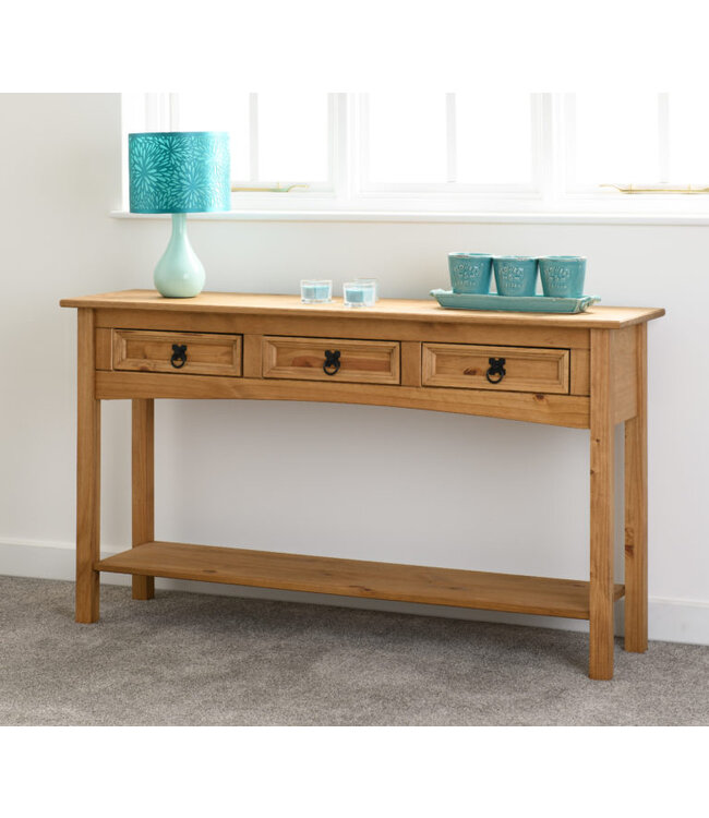 Seconique Corona 3 Drawer Console Table