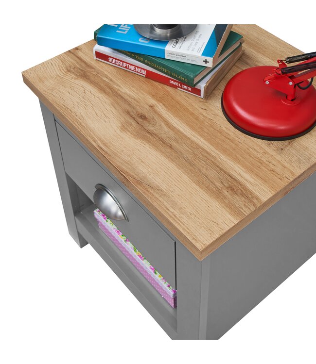 Timber Art Design Lisbon 1 Drawer Bedside Table