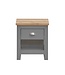 Timber Art Design Lisbon Grey 1 Drawer Bedside