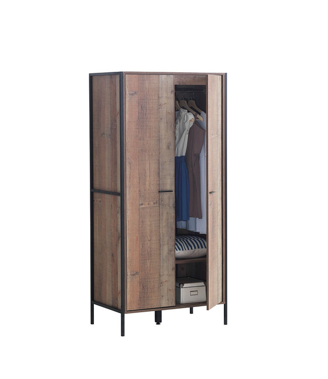 Timber Art Design Stretton 3 Piece Bedroom Set 2 Door Wardrobe