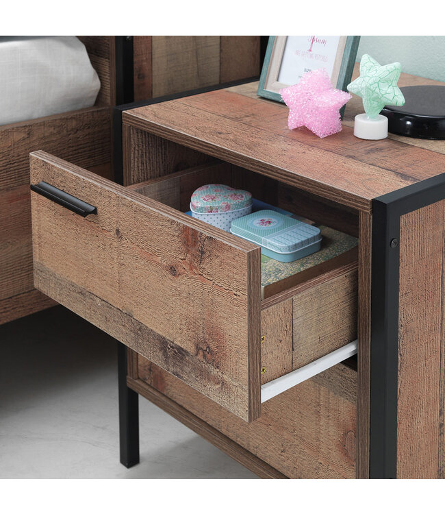 Timber Art Design Stretton 3 Piece Bedroom Set 2 Door Wardrobe