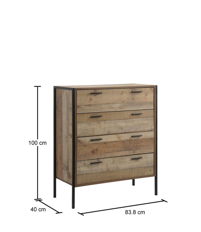 Timber Art Design Stretton 3 Piece Bedroom Set 2 Door Wardrobe