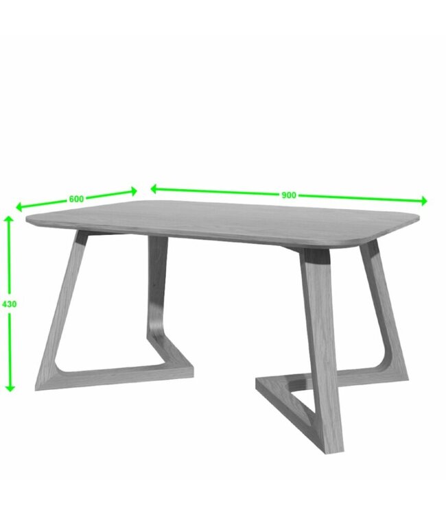 Scandic Oak V Medium Lamp Table