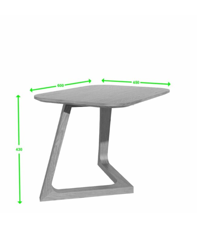 Homestyle GB Scandic Oak V Small Lamp Table