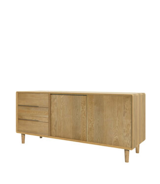 Homestyle GB Scandic Oak Wide Unit