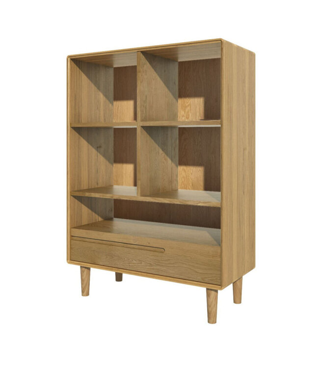 Homestyle GB Scandic Oak Small Bookcase