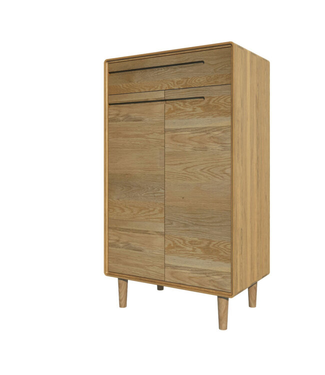 Homestyle GB Scandic Oak Shoe Cabinet