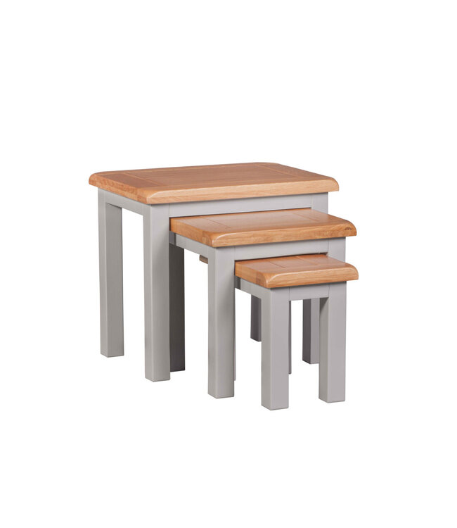 Homestyle GB Diamond Painted Nest of Tables