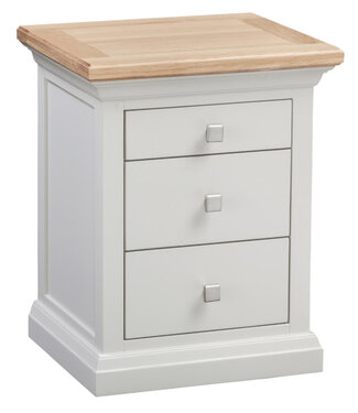 Homestyle GB Cotswold Painted 3 Drawer Bedside