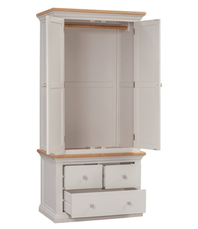 Homestyle GB Cotswold Painted Gents Wardrobe