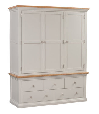 Homestyle GB Cotswold Painted Triple Wardrobe