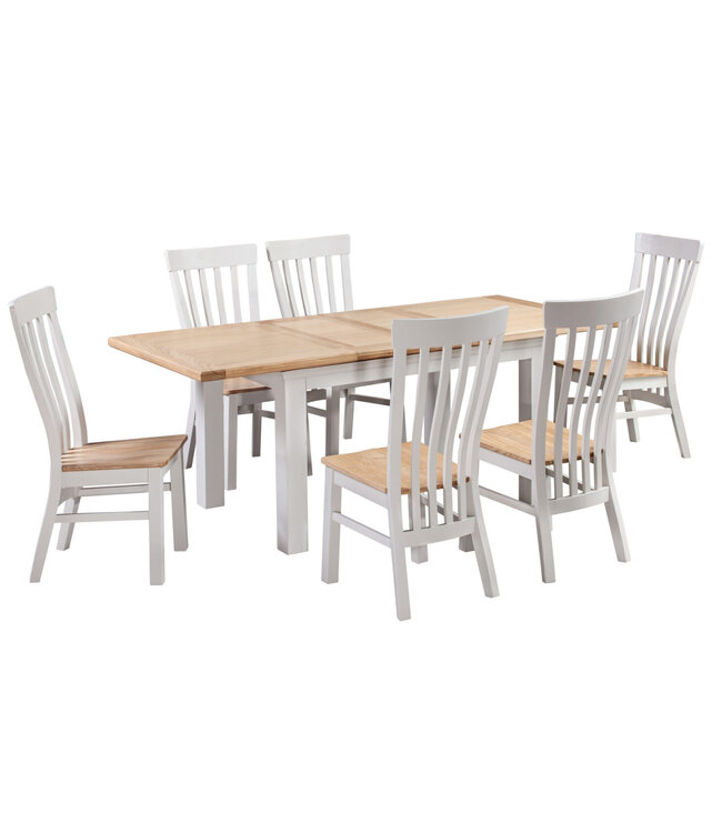 Homestyle GB Cotswold Painted Extending Dining Table