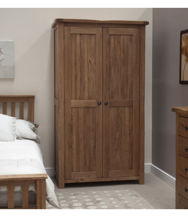 Homestyle GB Rustic Oak Wardrobe