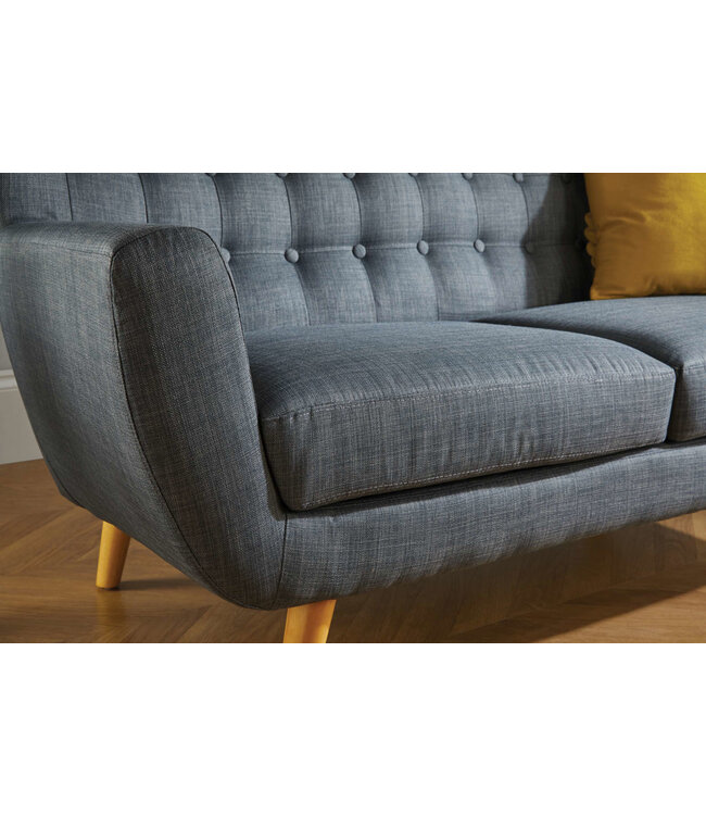 Birlea Loft Grey 3 Seater Sofa