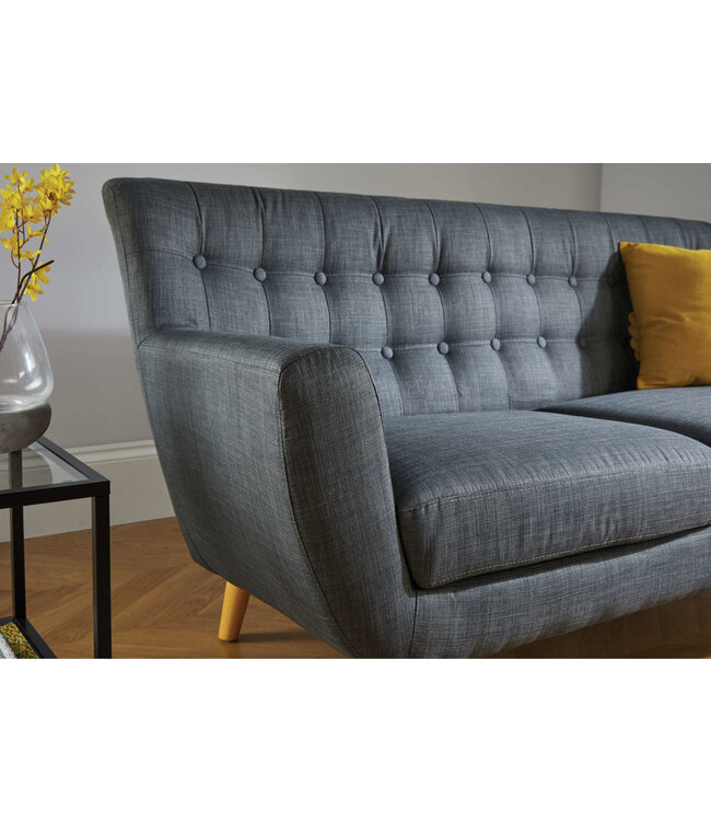 Birlea Loft Grey 3 Seater Sofa