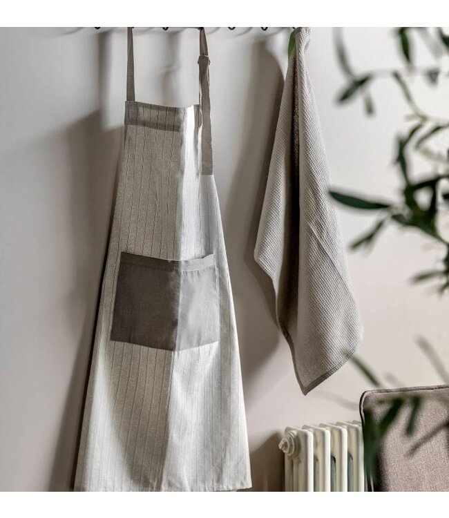 Natural Stripe Apron