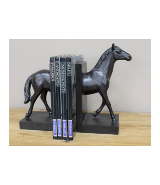 Black Horse Bookends