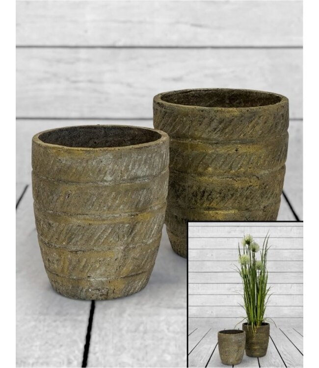 McGowan & Rutherford Set of 2 Eco Garden Planters