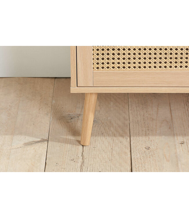 Birlea Croxley Rattan 5 Drawer Chest