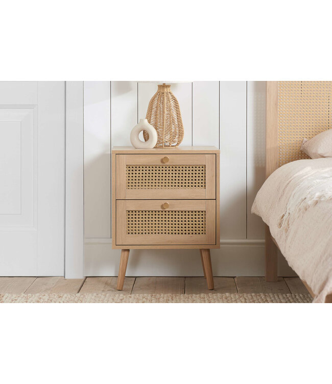 Birlea Croxley Rattan Bedside