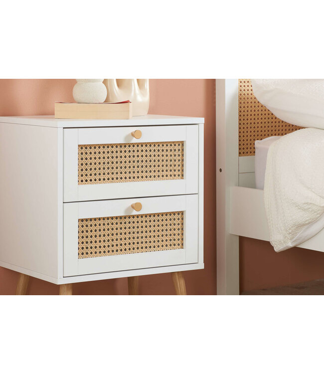 Birlea Croxley Rattan Bedside