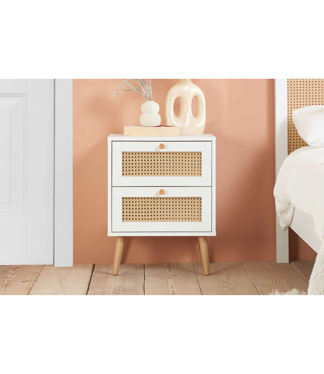 Birlea Croxley Rattan Bedside