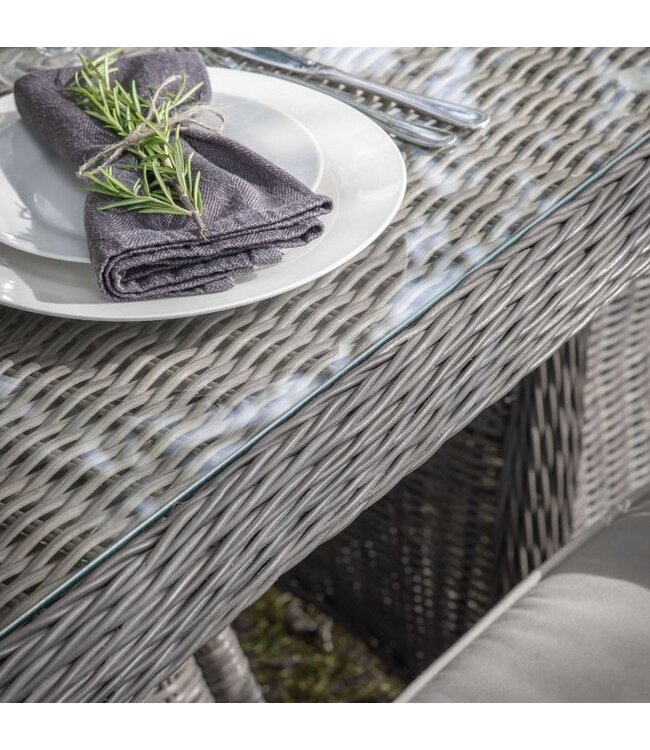 Outdoor Fior Grey 8 Seat Dining Set