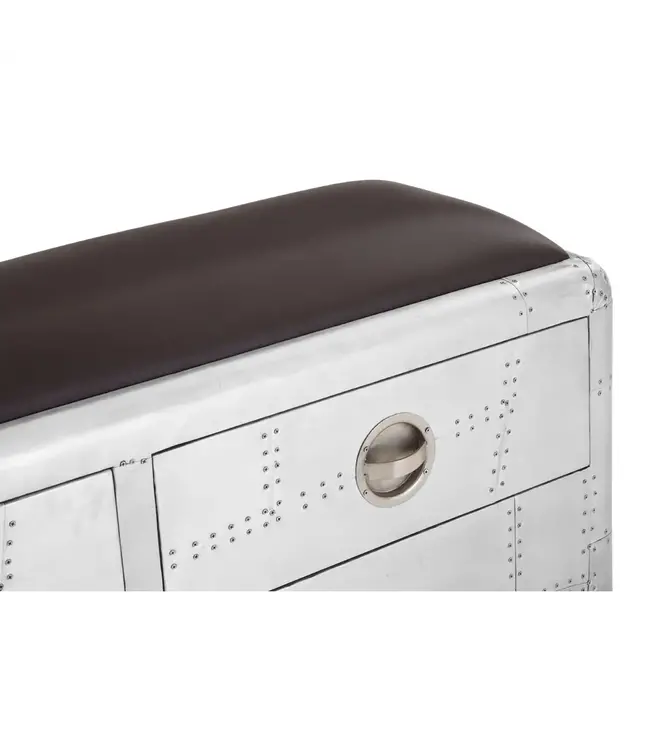 Aviator 2 Drawers Bench