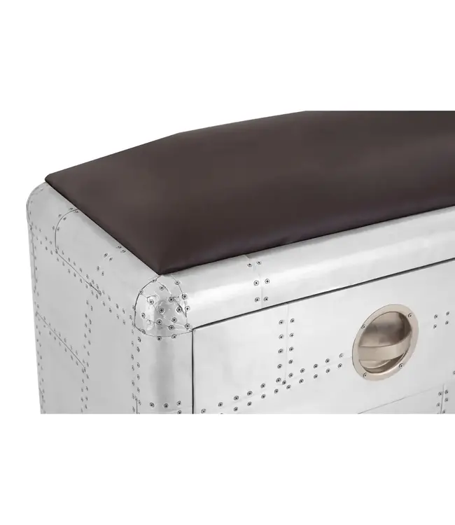 Aviator 2 Drawers Bench