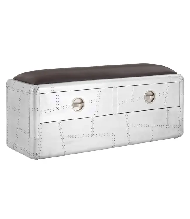 Aviator 2 Drawers Bench