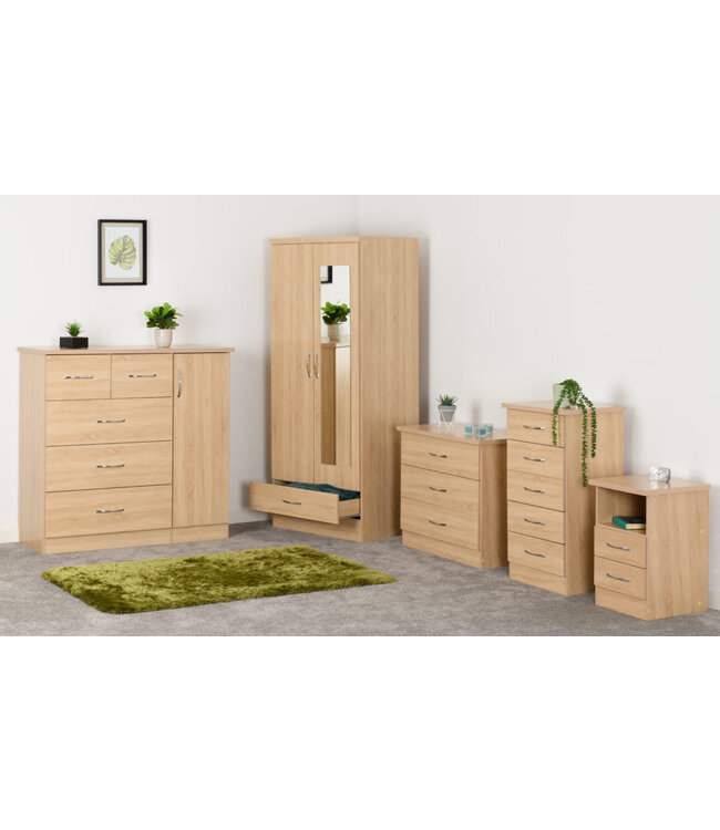 Seconique Nevada Narrow Chest - Sonoma oak