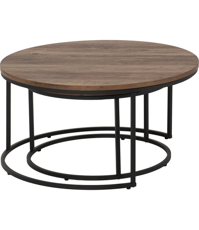 Seconique Quebec Round Coffee Table Set