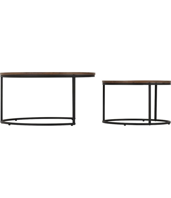 Seconique Quebec Round Coffee Table Set