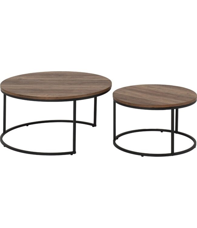 Seconique Quebec Round Coffee Table Set